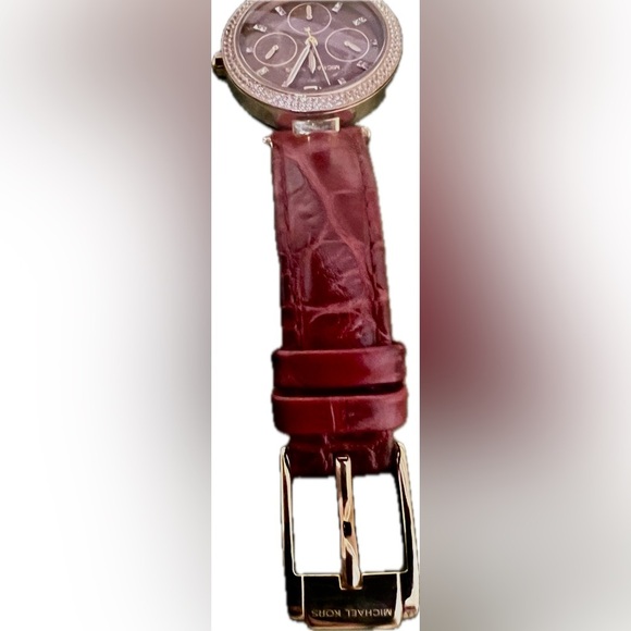Michael Kors Red & Gold Mini Parker Red Dial Ladies Watch MK6451 Stunning! - Picture 5 of 16